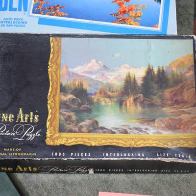 Lot of Vintage Puzzles