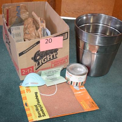 Box of household items