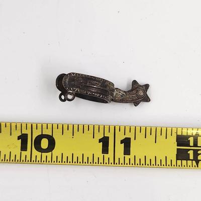 VINTAGE STERLING SPUR CHARM