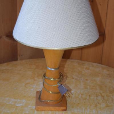 Vintage 50s wooden Lamp