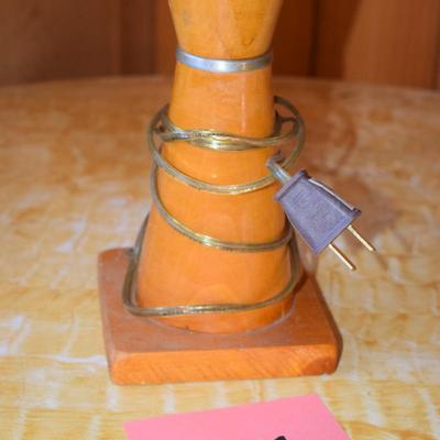 Vintage 50s wooden Lamp