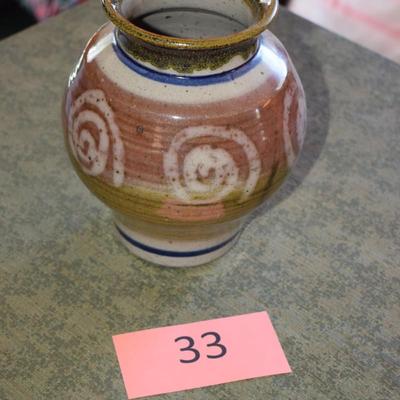 Studio art pottery vase