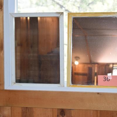 Lot of two vintage mirrors