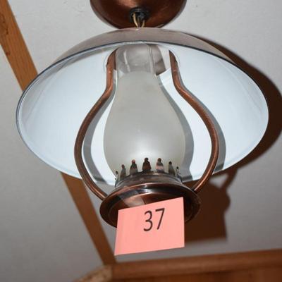 Vintage Western Lantern Light Fixture.