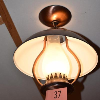 Vintage Western Lantern Light Fixture.