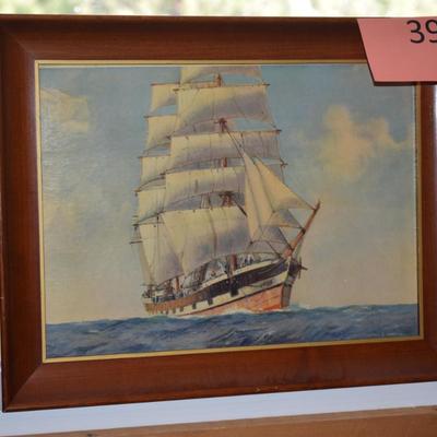 Vintage print Old Ironsides