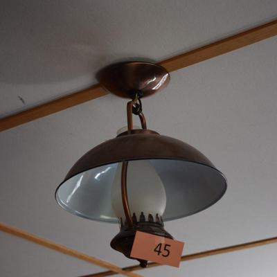 Vintage Western Lantern light fixture