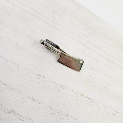 VINTAGE BUTCHER KNIFE TIE CLIP
