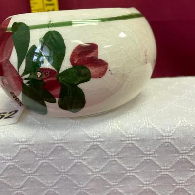 Small floral bowl with small hole in the bottom