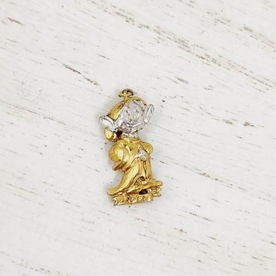 COLLECTIBLE DOPEY GOLD & SILVER TONED CHARM