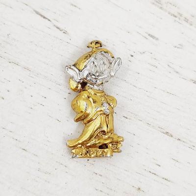 COLLECTIBLE DOPEY GOLD & SILVER TONED CHARM