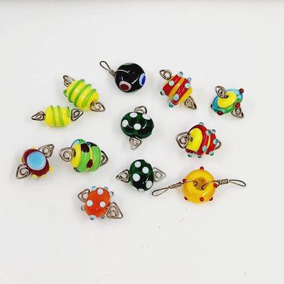 HANDCRAFTED GLASS CHARM BEADS