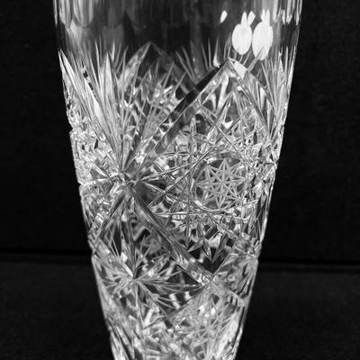 BOHEMIA ~ Cut Crystal Vase