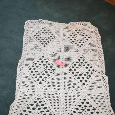 Soft crochet throw