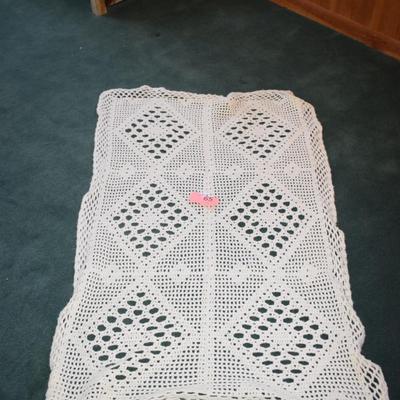 Soft crochet throw
