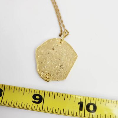 EGYPTIAN GOLD TONED CAT NECKLACE