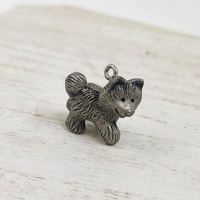 HALLMARK HUSKY FROSTY FRIENDS PEWTER MINATURE ORNAMENT OR CHARM