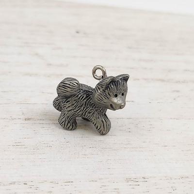 HALLMARK HUSKY FROSTY FRIENDS PEWTER MINATURE ORNAMENT OR CHARM