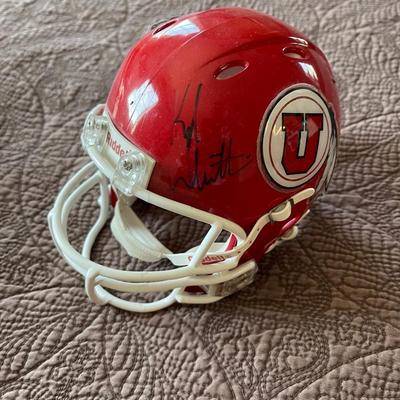 A mini Riddell Helmet