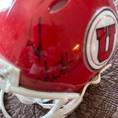 A mini Riddell Helmet