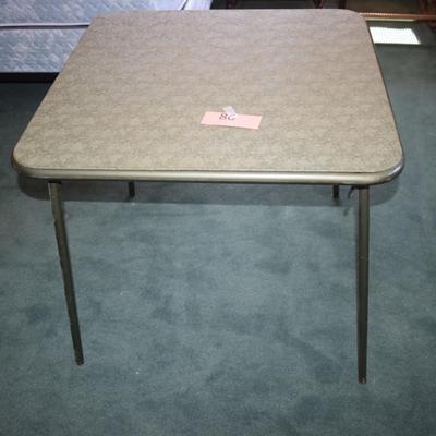 Green Cosco card table