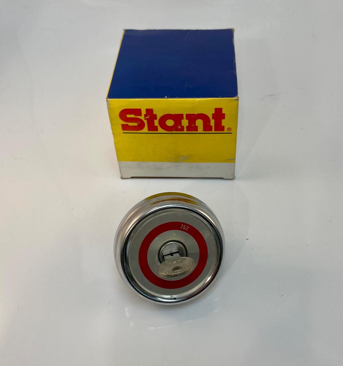 Stant Locking Gas Cap Vintage Chrome with Key