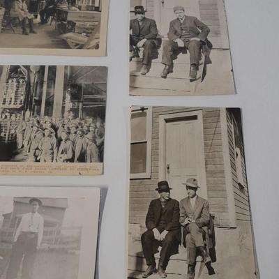 Old Antique 1911 era Black & White post cards of people
