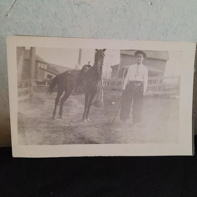 Old Antique 1911 era Black & White post cards of people
