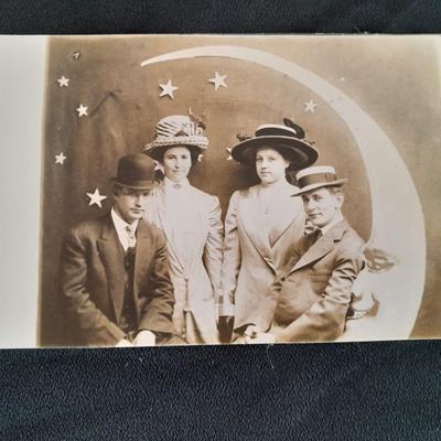 Old Antique 1911 era Black & White post cards of people