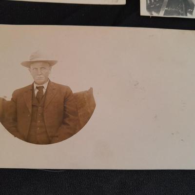 Old Antique 1911 era Black & White post cards of people