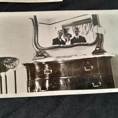 Old Antique 1911 era Black & White post cards of people