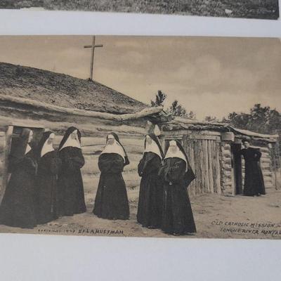 Antique Black & White Western post cards Cowboys, Montana, Nunn's and more