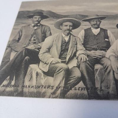 Antique Black & White Western post cards Cowboys, Montana, Nunn's and more