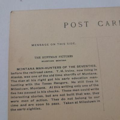 Antique Black & White Western post cards Cowboys, Montana, Nunn's and more