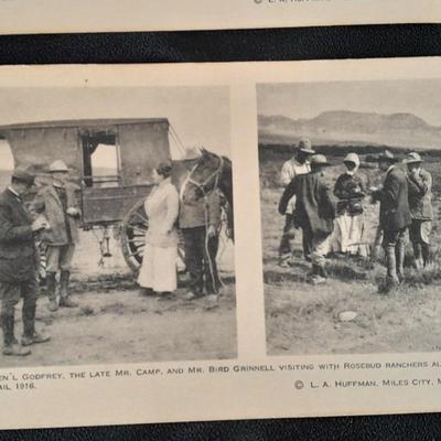 Antique Black & White Western post cards Cowboys, Montana, Nunn's and more