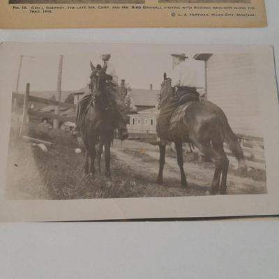 Antique Black & White Western post cards Cowboys, Montana, Nunn's and more