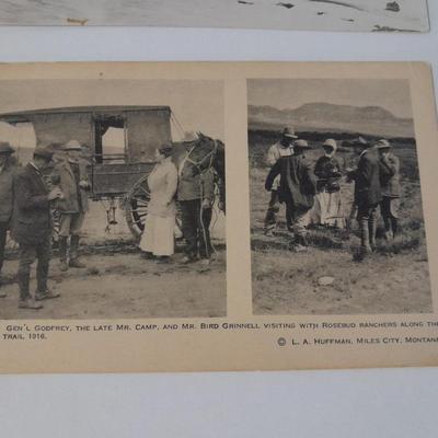 Antique Black & White Western post cards Cowboys, Montana, Nunn's and more