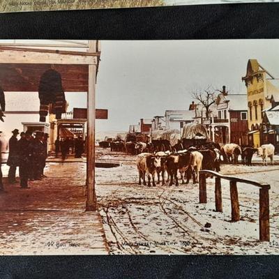 Vintage Color postcards International the Huffman Pictures of the Old West, Cowboy's, Native American's