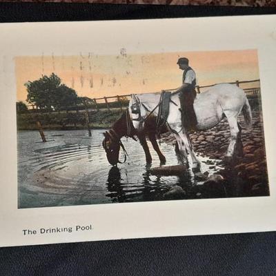 Vintage Color postcards International the Huffman Pictures of the Old West, Cowboy's, Native American's