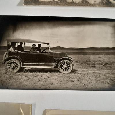 Antique black and white postcards Western Ranch life, and people