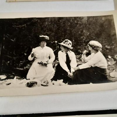 Antique black and white postcards Western Ranch life, and people