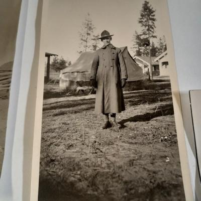 Antique black and white postcards Western Ranch life, and people