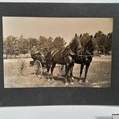 Antique black and white postcards Western Ranch life, and people