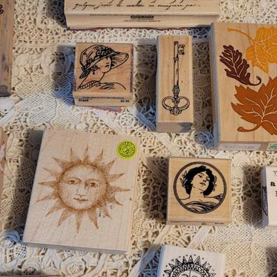 Lot 55: Rubber Stamps and Stamp Pads (C)