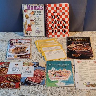 Lot 79: Vintage Cook book Lot with Bisquick Cookbooks