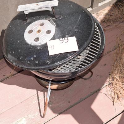 Table top charcoal grill