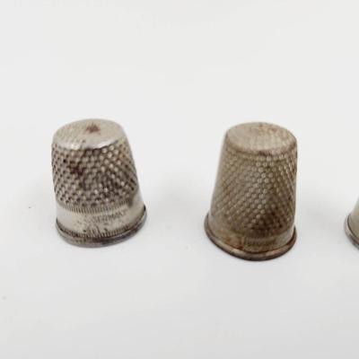 VINTAGE MADE IN GERMANY 4 PC THIMBLES