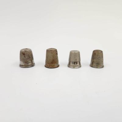 VINTAGE MADE IN GERMANY 4 PC THIMBLES