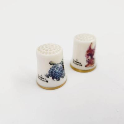 VINTAGE GORHAM FINE CHINA THIMBLES