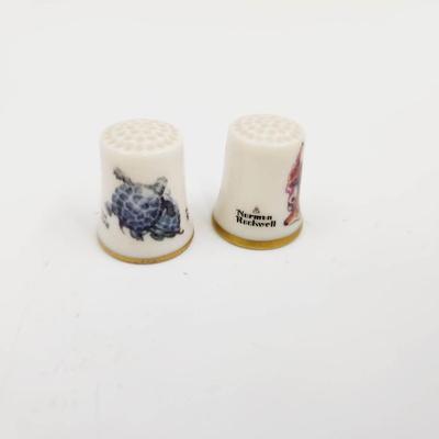 VINTAGE GORHAM FINE CHINA THIMBLES